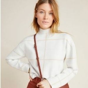Anthropologie Mock-Neck Sweater